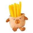 thumbnail image 1 of Capibara con patatas fritas, bolso bonito con capibara, colgante para el hogar, muñeca reconfortante, 1 of 4