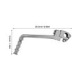 thumbnail image 6 of SEWCHICS Heavy Duty Universal Motorcycle Pedal Stainless Steel Lever Replacement, 6 of 8
