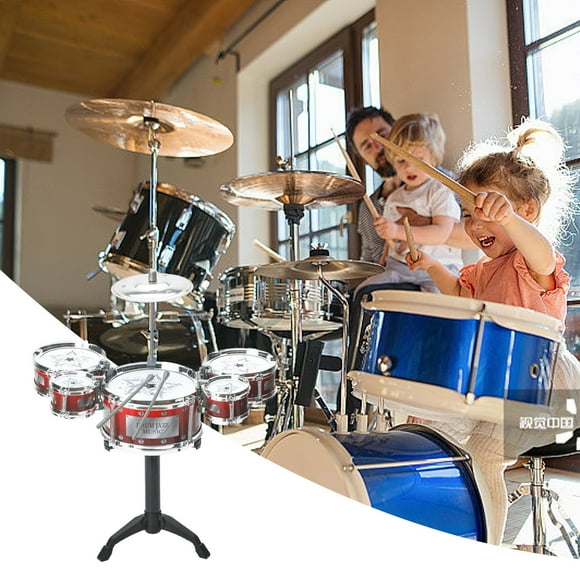 Jazz Drum Children's Musical Instrument Five Drum Set Drum Toy Infant Early Education Percussion Instrument