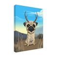 thumbnail image 2 of Brian Rubenacker 'Pugalope' Canvas Art, 2 of 3