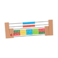thumbnail image 4 of Ábaco de madera para niños, ábaco deslizante de matemáticas, juguete de desarrollo ligero, portátil, resistente, educativo para niños, 4 of 9
