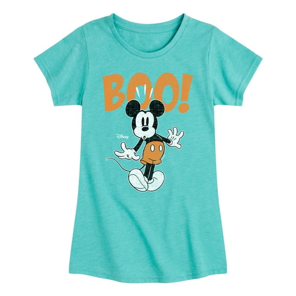 Mickey & Friends - Spiderweb Logo - Toddler And Youth Girls Short Sleeve Graphic T-Shirt