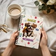 thumbnail image 3 of Back to School Cute Shih Tzu Spiral Bound Journal Lion Dog Lover Gifts 5x7in Spiral Notebook - 13010, 3 of 5