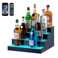 thumbnail image 1 of Expositor VEVOR para botellas de licor con iluminación LED, 4 niveles, 40 cm, 1 of 9