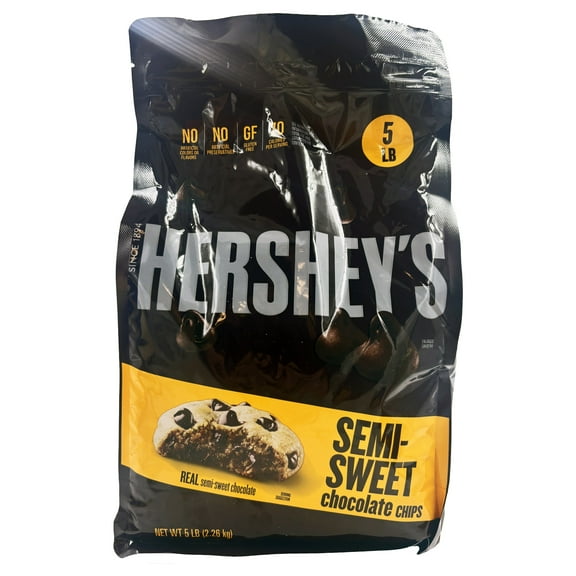 Hershey's Semi-Sweet Chocolate Chips | Gluten Free | 5 lb