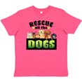 thumbnail image 3 of Inktastic Rescue All the Dogs Youth T-Shirt, 3 of 5