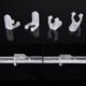 thumbnail image 3 of DELight 100pcs 1/2" 13mm Clear PVC LED Rope Light Holder Wall Mounting Clips Accessories Acc Standard Size, 3 of 3