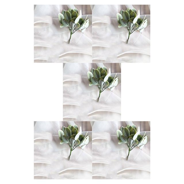 maskred 1/2/3/5 Plastic Simulation Flower Handmade Artificial Flower Handicraft Decorative Accessory No.01 5PCS