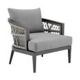 thumbnail image 5 of Zella Outdoor Patio 4 Piece Conversation Set in Aluminum, 5 of 14