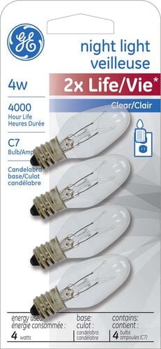 GE Lighting Canada C7 4 W Night Bulb