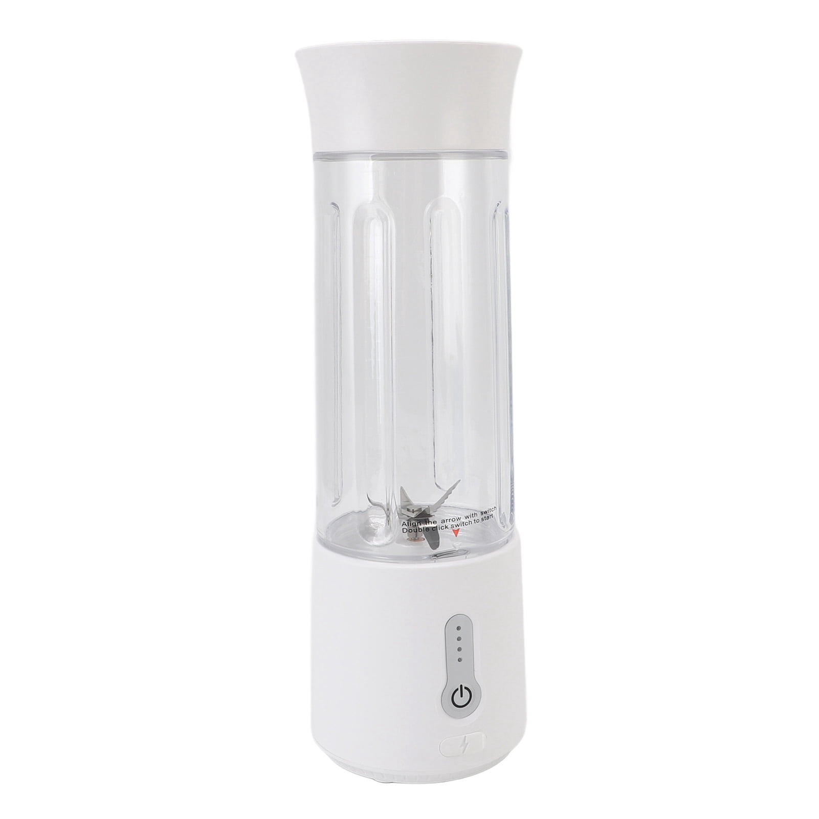 Portable Blender, One Click Operating Small 6 Blades USB Rechargeable Smoothie Blender  for Travel Outdoor