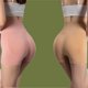 thumbnail image 2 of Pantalones de cintura plana con ángulo de abdomen y cadera para mujer, moldeadores de cintura y cadera, talla de cadera de 200 kg, pantalones de seguridad dos en uno sin dobladillo, 2 of 4