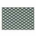thumbnail image 1 of Geometric Circle Cutting Board, Continuous Rippling Twisted Inner Circular Horizontal Arc Model Print, Decorative Tempered Glass Cutting and Serving Board, Small Size, Black White, by Ambesonne, 1 of 1