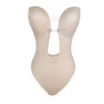 thumbnail image 2 of Women Body Shaper Slips - Backless Bra G-string - U Plunge Underdress Shapewear, 2 of 5