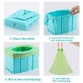 thumbnail image 2 of EIMELI Kids Travel Potty, Portable Folding Potty Training Toilet or Toddler, Travel Foldable Toilet Seat, Toddler Potty Seat for Car Travel Outdoor Camping, 2 of 9