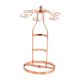 thumbnail image 3 of Estante para Vino Macarena Soporte para Botellas de Vino Artesanía Única Elegante Independiente Soporte para Copas Centro Rosa, 3 of 8