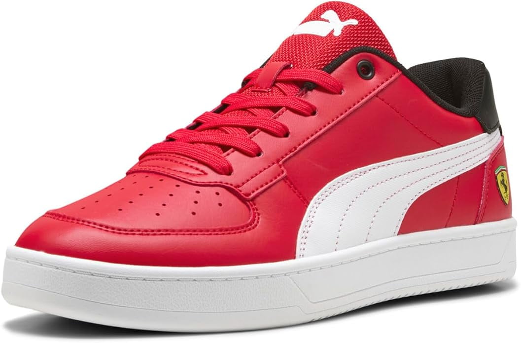 Puma RS-100 Animal Mens Shoes White/Zinnia/Cherry Tomato