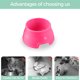 thumbnail image 5 of Cuenco elevado para perros, comedero para mascotas para alimentos y agua, antideslizante, cuenco para perros para perros pequeños y medianos, gatos MFZFUKR BST3008594-3, 5 of 6