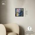 thumbnail image 5 of Scattered Pastel Color Abstract Canvas Wall Art by Art Remedy, Black Floater Frame, 12"x12", 5 of 7