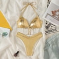 thumbnail image 6 of Dolkfu Push Up Women's Swim Suits Cheeky Sequin Bikini Sets High Cut Glitter Two Piece Women's Bathing Suits L, 6 of 8