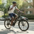 thumbnail image 3 of EMMO Monta Pro Electric Bike for Adults - 48V 748Wh UL Certified 26" Mountain Commuter Ebike - Grey - Turn Signals, Dual Suspension, 3 of 17