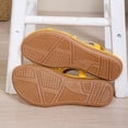 thumbnail image 6 of hoksml Women's Floral Applique Flat Sandals, Elastic Ankle Strap Open Toe Shoes for Summer and Casual Wear, 6 of 9