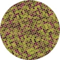thumbnail image 1 of Ahgly Company Machine Washable Indoor Square Transitional Red Brown Area Rugs, 3' Square, 1 of 7