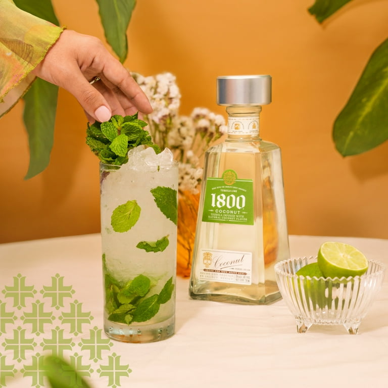 1800 Tequila Coconut, 750 ml Glass Bottle, 35% ABV - Walmart.com