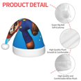 thumbnail image 4 of Saiise Mario J Christmas Hat,Santa Hat for Kids & Baby,Xmas Hat,Unisex Velvet Classic Santa Claus Hat for New Year Party, 4 of 6