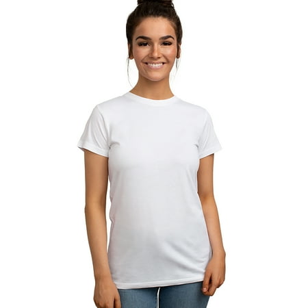 Cariloha Bamboo Crew Tee - Stylish And Comfortable - 3 Degrees Cooler Than Cotton - Natural Moisture Wicking Properties - A Perfect Combination Of Viscose Fabric - 2Xl - White For Women - 1 Pc