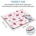 thumbnail image 4 of Mouse Pad Cute Pink, Square Computer Mousepads for Girl Washable Sweet Strawberry Desk Mouse Pads with Non-Slip Rubber Base for Gaming Office Laptop Wireless Mouse, 4 of 14
