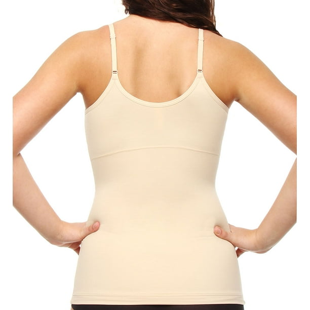 Flexees 3266 Fat Free Dressing Tank Top Size - Large, White