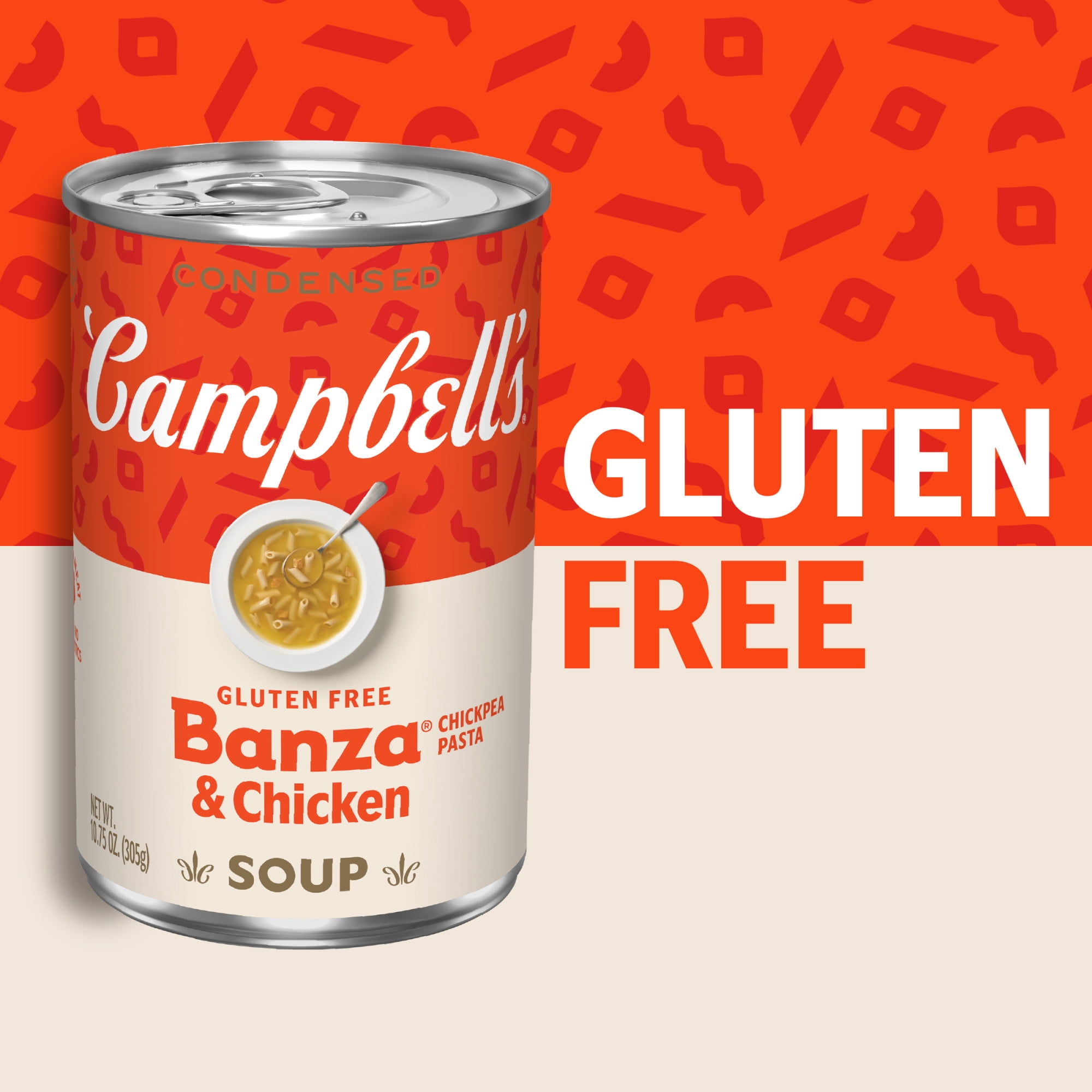 Campbell's Condensed Banza Chickpea Pasta and Chicken Soup, 10.75 oz Can