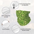 thumbnail image 3 of Neck Gaiter Face Cover Scarf, Cute Limes Stripe Soft Face Sun Mask Cover Scarf Headband Cooling Sweat Absorbing Bandanas Hiking Cycling Running, 3 of 7
