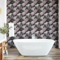 thumbnail image 6 of Ambesonne Flower Peel & Stick Wallpaper for Home, Nostalgia Feels Rose Pattern, 13"x100", Dark Taupe Grey and Coconut, 6 of 6