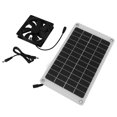 thumbnail image 1 of Solar Exhaust Fan IP67 Waterproof 10W 12V Solar Panel Ventilation Fan for Chicken Coop Shed Pet House, 1 of 5