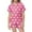 D-Hot Pink, variant on Teen Girls Silk Pajamas Set Flower Printed Button Down Solid Tops T Shirt Shorts 2PCS Summer Classic Pajamas Set Pajamas For Kids 12-13