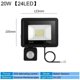 thumbnail image 3 of Foco reflector LED con sensor de movimiento, 50 W, 30 W, 10 W, CA 220 V, resistente al agua, IP65, foco reflector, luz exterior LED, 3 of 5