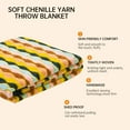 thumbnail image 4 of ITIGOITIE Soft Chenille Yarn Throw Blanket 50"x60" – Handmade Knit Throw, Cozy & Warm for Bed, Sofa, Couch, Chair, Living Room, All Seasons (1.98 lbs), 4 of 8
