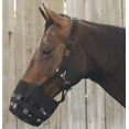 thumbnail image 2 of Best Friend Padded Leather Crown Grazing Muzzle (Horse, Black), 2 of 3