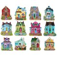 thumbnail image 3 of Cra-Z-Art 12 Cottage Shaped Puzzles, total 500pcs, 3 of 6