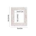 thumbnail image 2 of White Vintage Resin Miniature House Photo Frame 2.4X2 Inch Tabletop Ornament Storage Rack For Small Pictures, 2 of 5