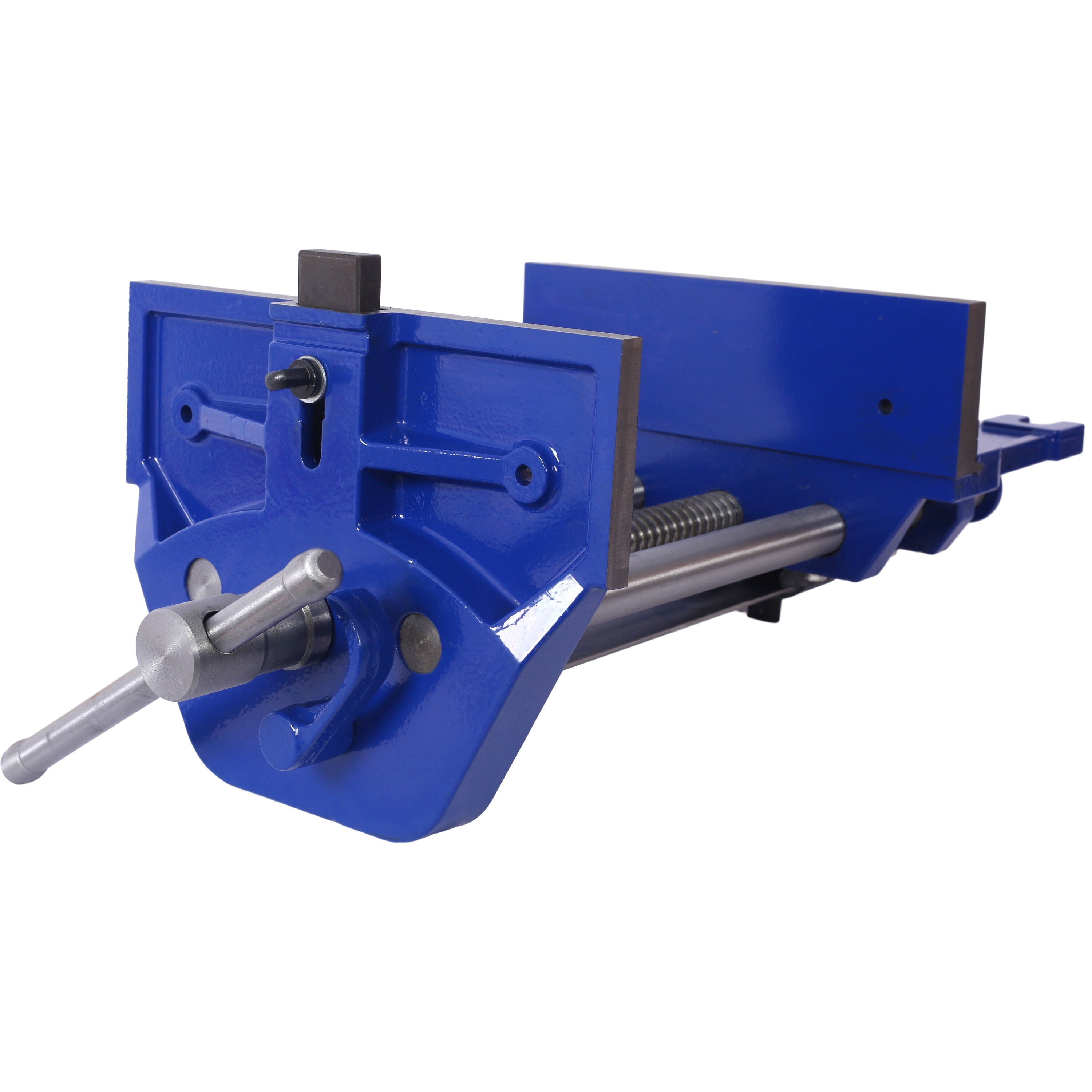 , Rapid Action Woodworking Vise Quick Release Lever for Quick Adjustments 9 Inch Jaw Width Made with Heavy-Duty Cast Iron ,Blue, Blue ,Steel ,