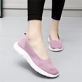 thumbnail image 6 of YOURDIARY Womens Slip-On Walking Shoes, Breathable Knit Casual Sneakers, Lightweight Comfort Loafers for Daily Wear, 6 of 9