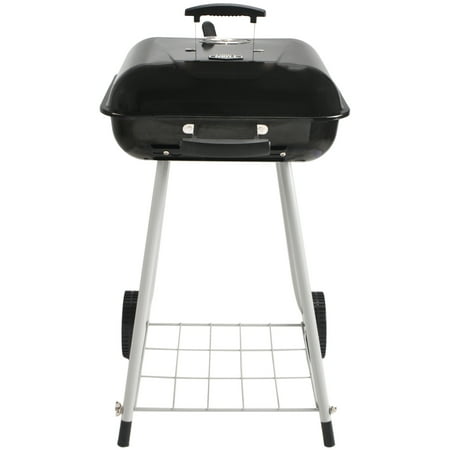 Expert Grill 17.5'' Charcoal Grill with Wheels, Black