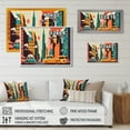thumbnail image 4 of Designart Futuristic Cityscape With Cars I Canvas Wall Art, 4 of 5