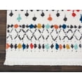 thumbnail image 5 of Nourison Kamala Boho Modern White 2'2" x 7'6" Area Rug, (8' Runner), 5 of 6