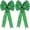 Green, variant on Pakyozj 2 Pack Red Christmas Bows Outdoor Decorations,12”x20” Large Velvet Wreath Bow with Glitter String Gold Edge for Xmas Tree Topper Home Front Door Decor