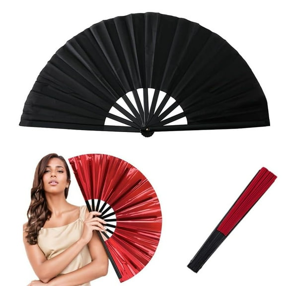 Folding Hand Fan for Line Dancing, Boots on The Ground Fan, Foldable Craft Holding Colors Fan Popping Hand Fan for Dance Parties