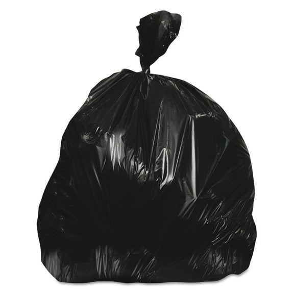 Heritage Low-Density Trash Bags, 20-30 gal, 0.65 mil, 30 x 36, Black, 250/Carton